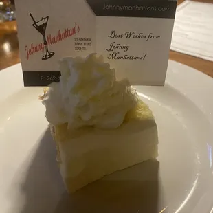 Complimentary Anniversary Dessert