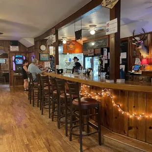 the bar