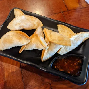 The lobster and cream cheese ratio was spot on. I loved the delicately fried treats with a hint of ginger.