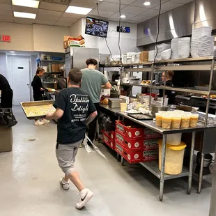 The new kitchen is so much more spacious with more personnell
