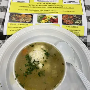 Johnny&apos;s is known for their soups.  This one was incredible.  (Unsure what the name is, sorry)
