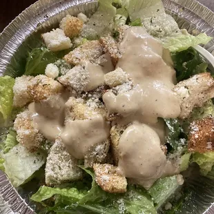 Delicious Caesar salad