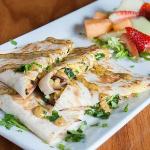 Bacon and Egg Quesadilla