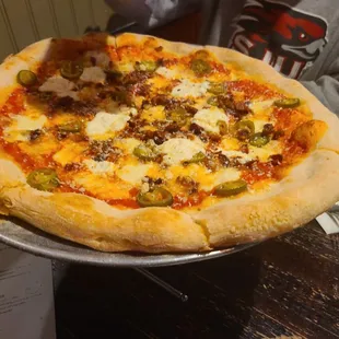 pizza, food