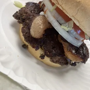 Double Steak Burger no cheese