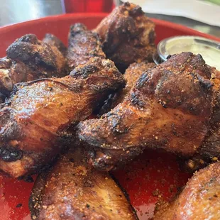 Dry rub wings