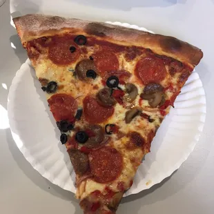 The Brooklyn Blue - huge slice!