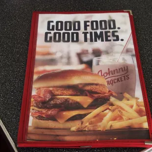 Menu and maybe in March?