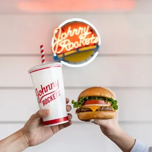 Our famous Rocket Burger!