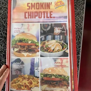 a menu for a restaurant
