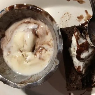 hair in ice cream... disgusting.