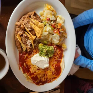 Heuvos Rancheros The best scratch made salsa &amp; beans ever.