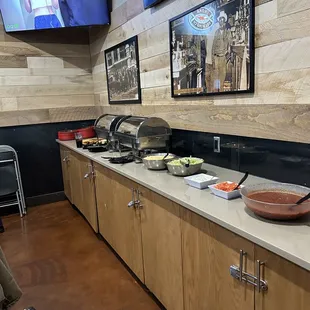 Taco Bar and fixing