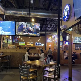 the interior of the restaurant