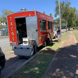 The food truck across of Taco Bell waipio