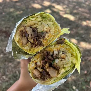 cali style burrito