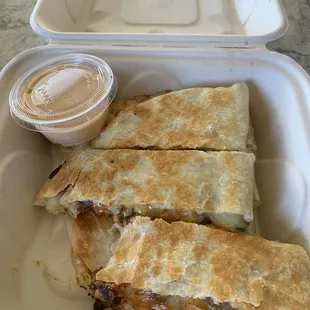 Pastor Quesadilla