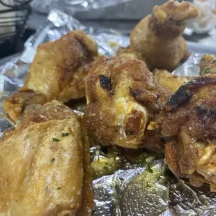 Garlic Parm wings