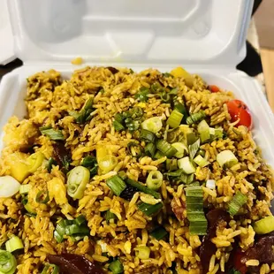Pineapple Nhem Fried Rice