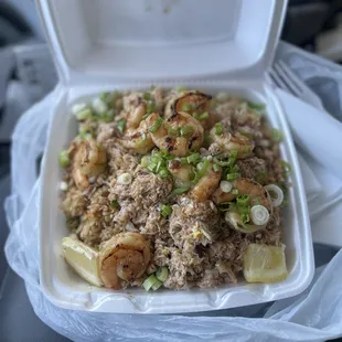 Crab Fried Rice with Shrimp