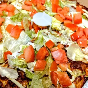 BLT pizza