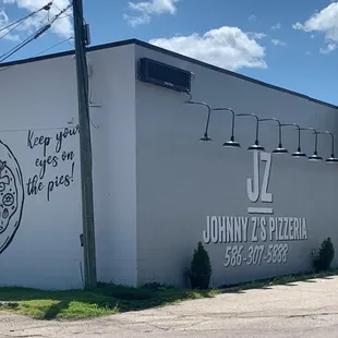 the front of the restaurant