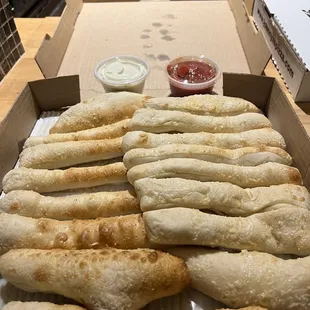 Warm Breadsticks