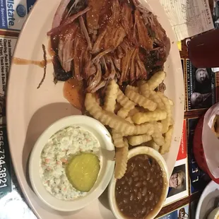 The large deluxe BBQ plate.