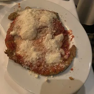Veal parm! Linguini was on the bottom!