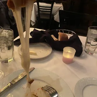 Mozzarella wedges! That cheese pull!!