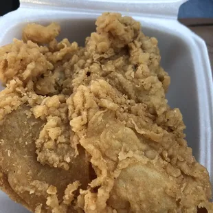 Fried breast