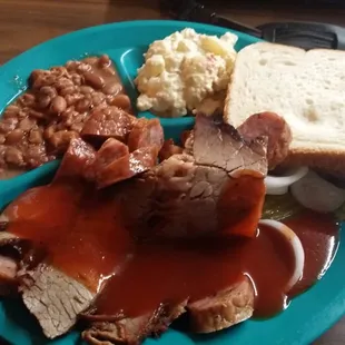 2 meat plate. Very good.