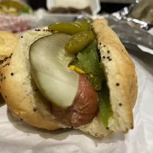 Chicago Dog - no onion &amp; tomato