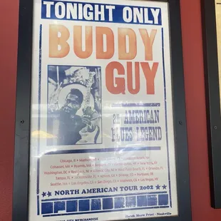 Tribute tomorrow Buddy Guy