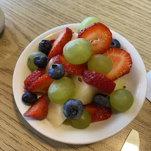 Delicious fresh fruit cup