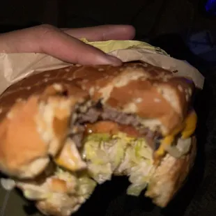 Burger was okay