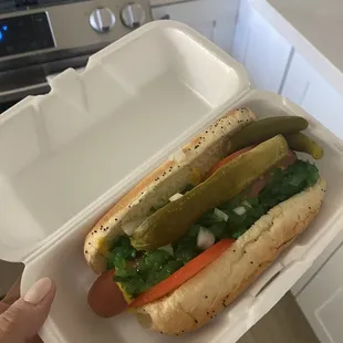 Chicago-Style Hot Dog