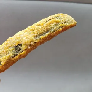 One fried zucchini