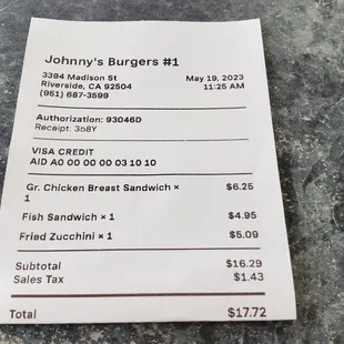 Receipt