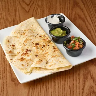 tortilla and guacamole