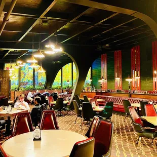 the interior of the restaurant