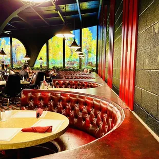 the interior of the restaurant