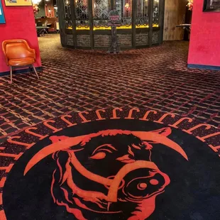 Entrance that greets you at the door