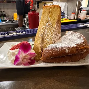 Cream Cheese Stuffed Brioche French Toast