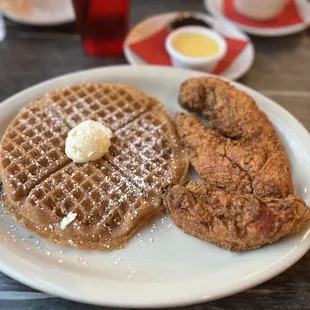 Buttermilk Waffle and chicken tenders