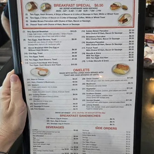 sushi and sashimi, menu