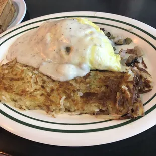 Johnny's omelet with gravy