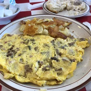 Ultimate omelet was yummy!