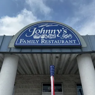 the front of the restaurant