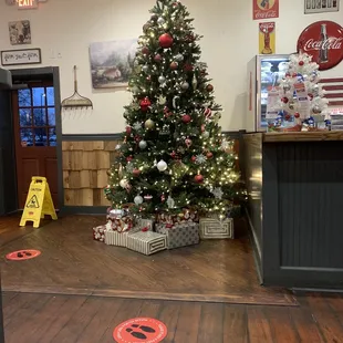 The front Christmas Tree